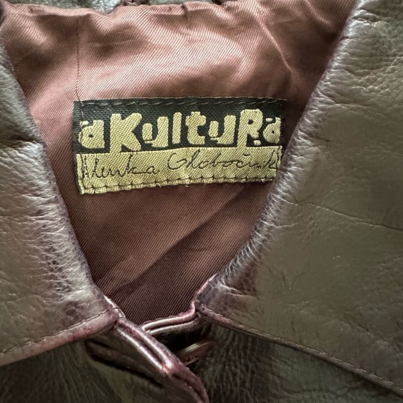 VINTAGE LEATHER JACKET - Picture 3 of 3